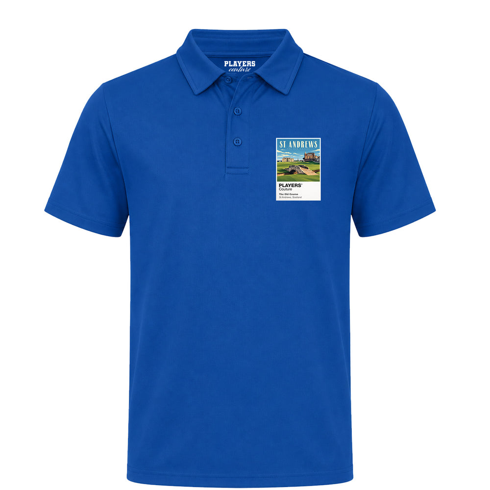 St Andrews Golf Icon Frame Men's Polo Shirt