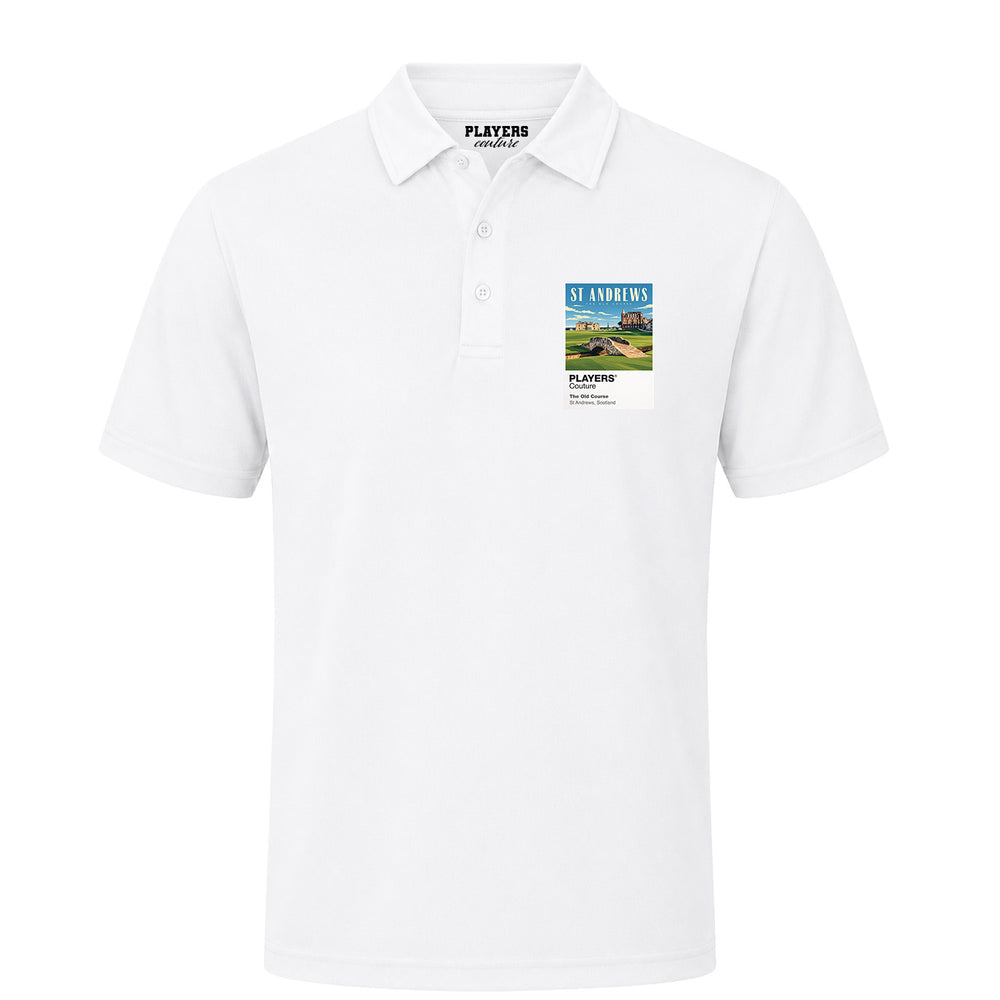 St Andrews Golf Icon Frame Men's Polo Shirt