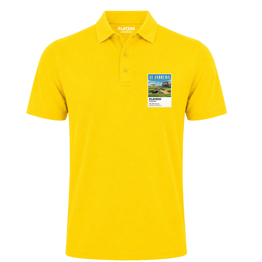 St Andrews Golf Icon Frame Men's Polo Shirt