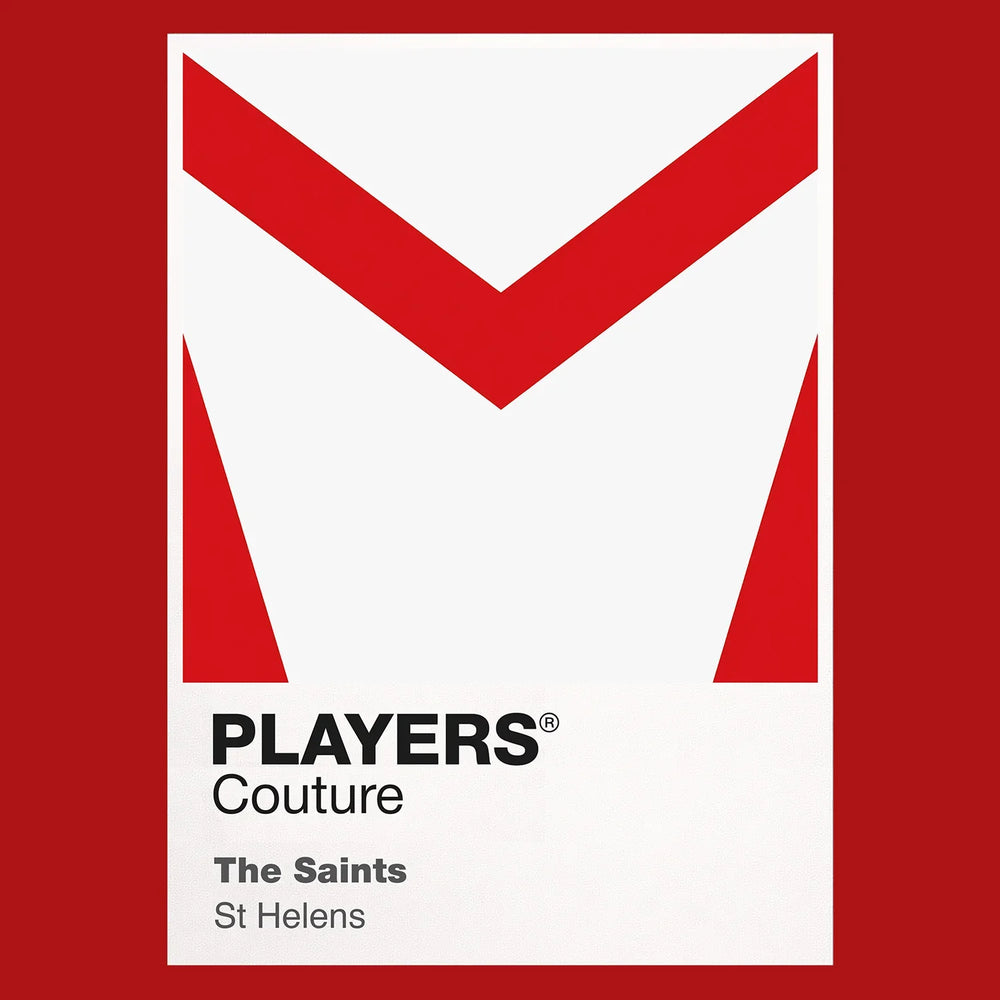 St Helens Classic Rugby League Shirt Colours Frame Men's Hoodie