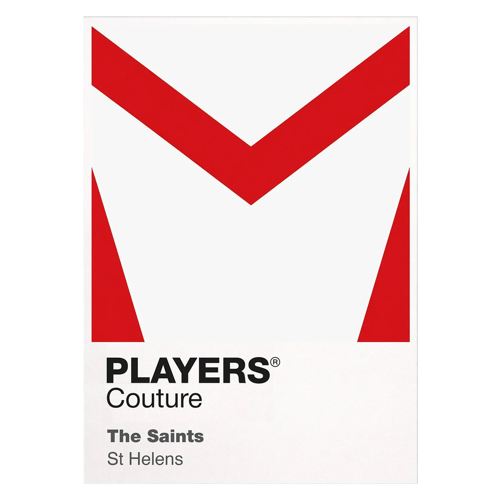 St Helens Classic Rugby League Shirt Colours Frame Men's Hoodie