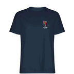 Steven Gerrard Champions League t-shirt – navy men's t-shirt with white Steven Gerrard Champions League letters and Players