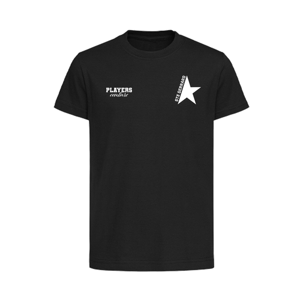 Steven Gerrard Star Logo Players Couture Kids T-Shirt Black