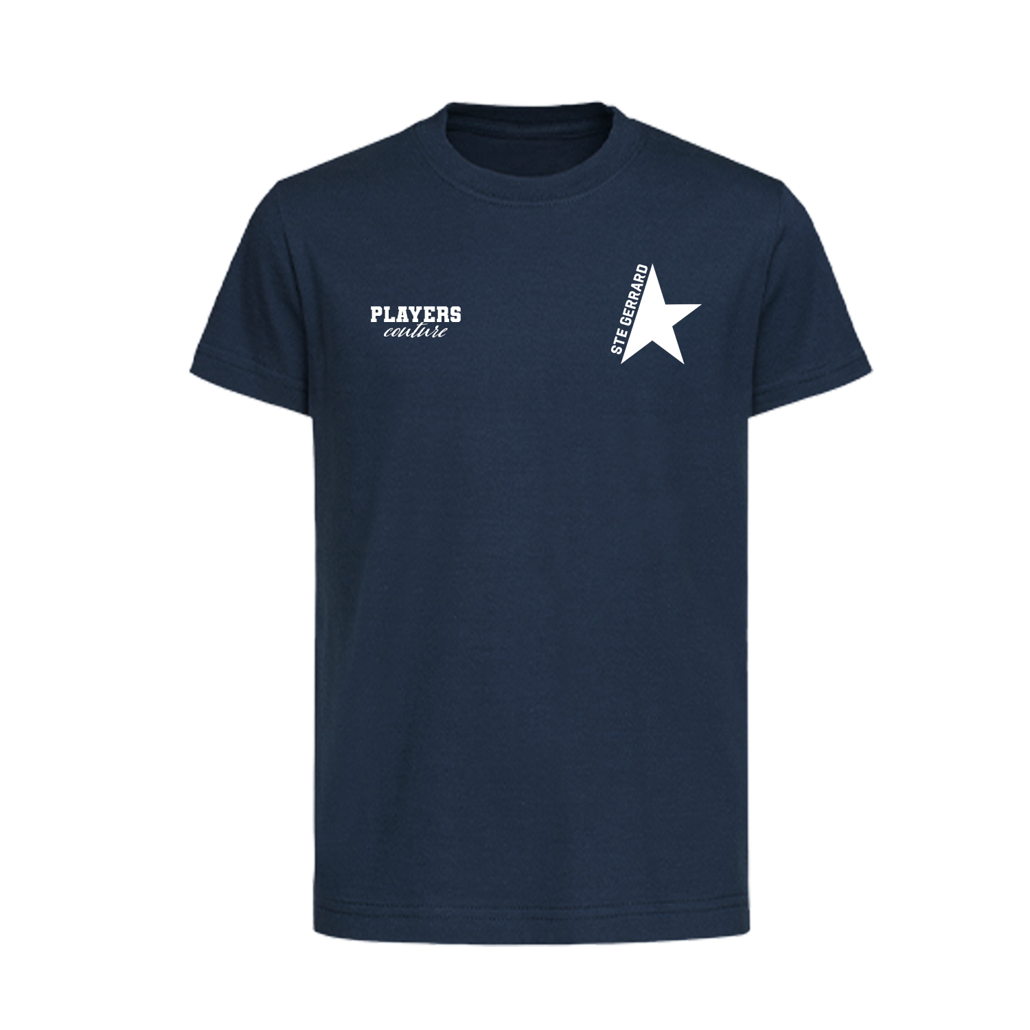 Steven Gerrard Star Logo Players Couture Kids T-Shirt Navy