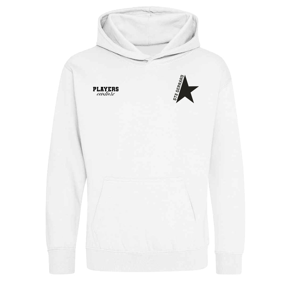 Ste Gerrard Logo Players Couture Kids Hoodie White