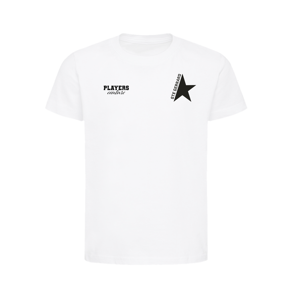 Steven Gerrard Star Logo Players Couture Kids T-Shirt White