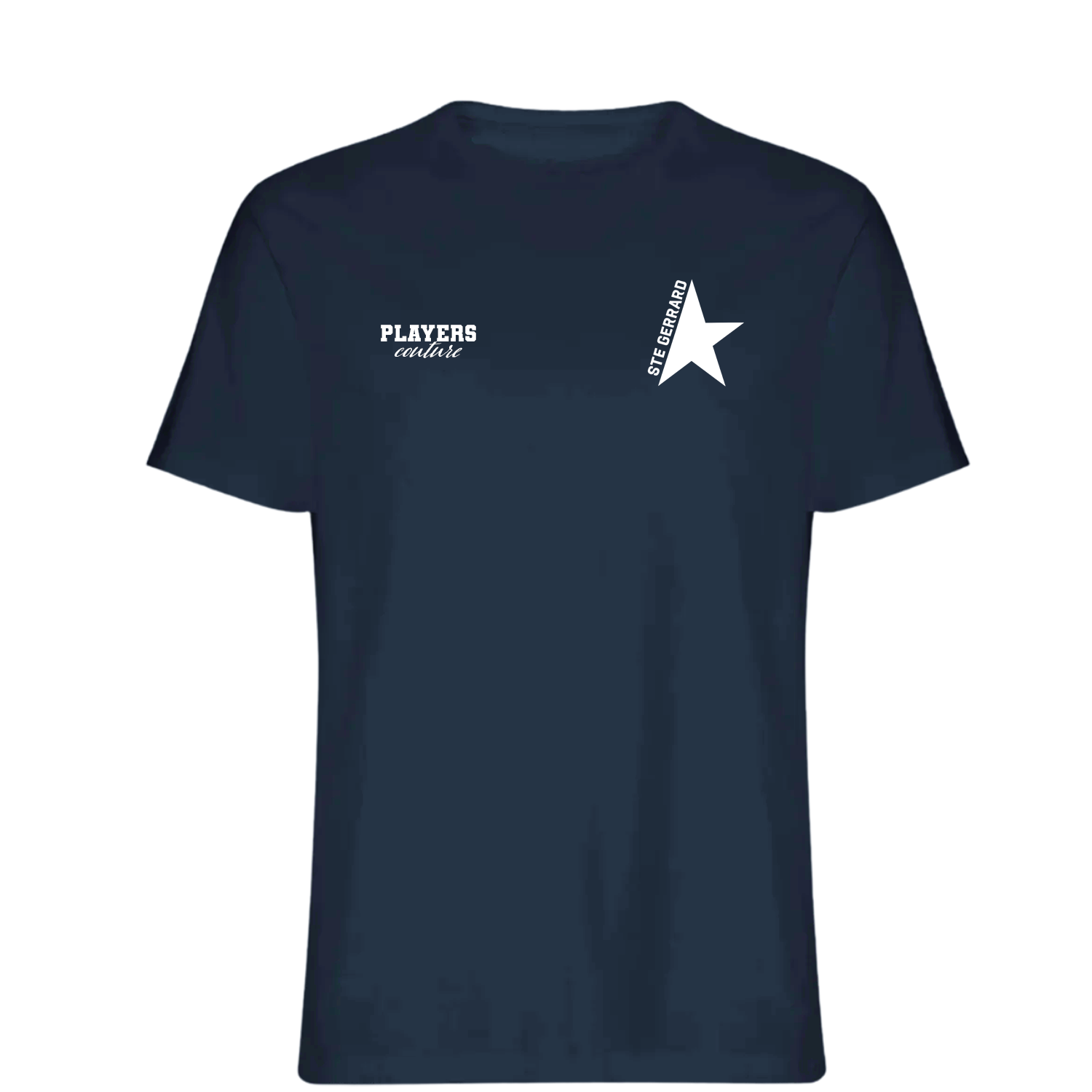 Ste Gerrard Logo Players Couture Mens T-Shirt Navy
