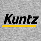 Stefan Kuntz Logo Men's Hoodie – grey close-up detail shot of the Stefan Kuntz Players Couture logo design