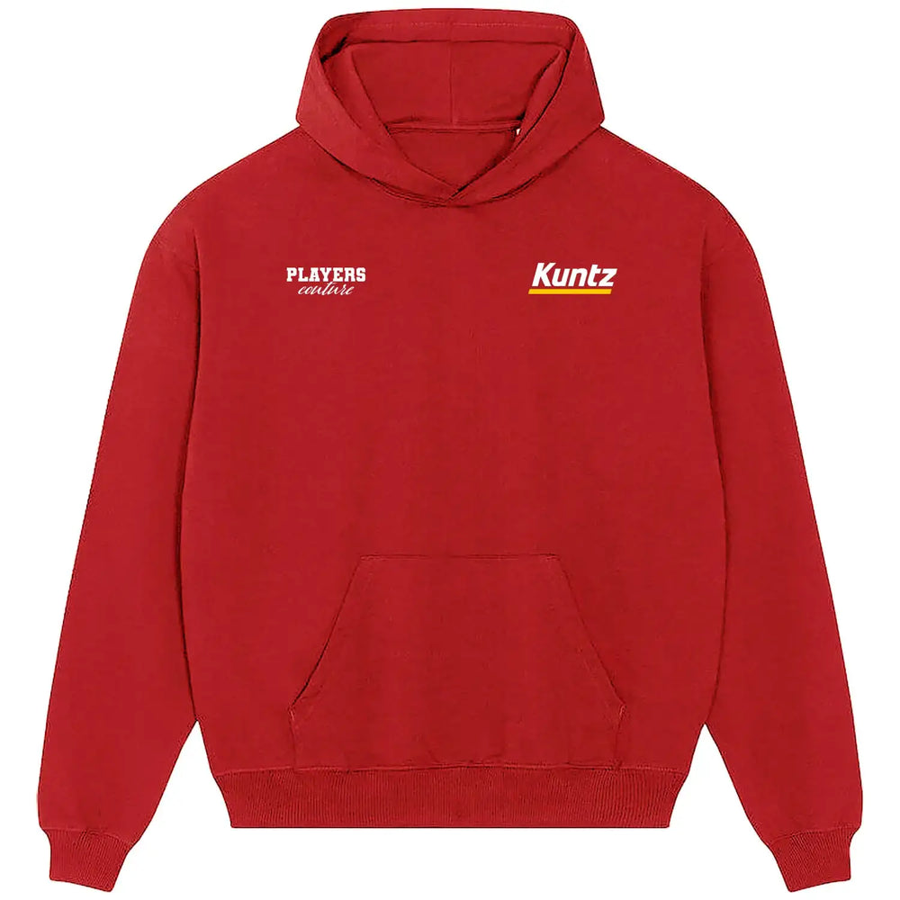 Stefan Kuntz Logo Players Couture Men's Casual Hoodie - Red / S | 1. FC Kaiserslautern, Fashion Collection, Football, Germany, Hoodies, Men's, VfL Bochum, Volume 1