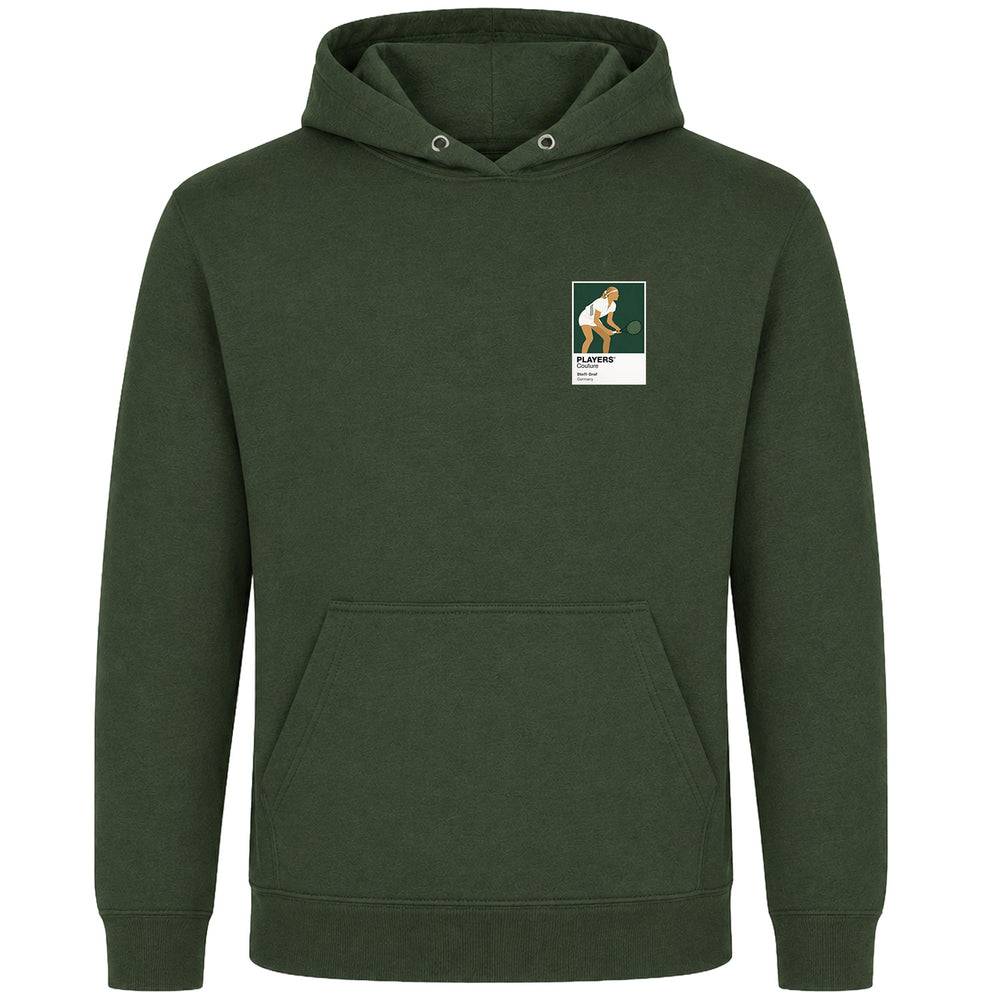 Steffi Graf Tennis Icon Frame Men's Hoodie