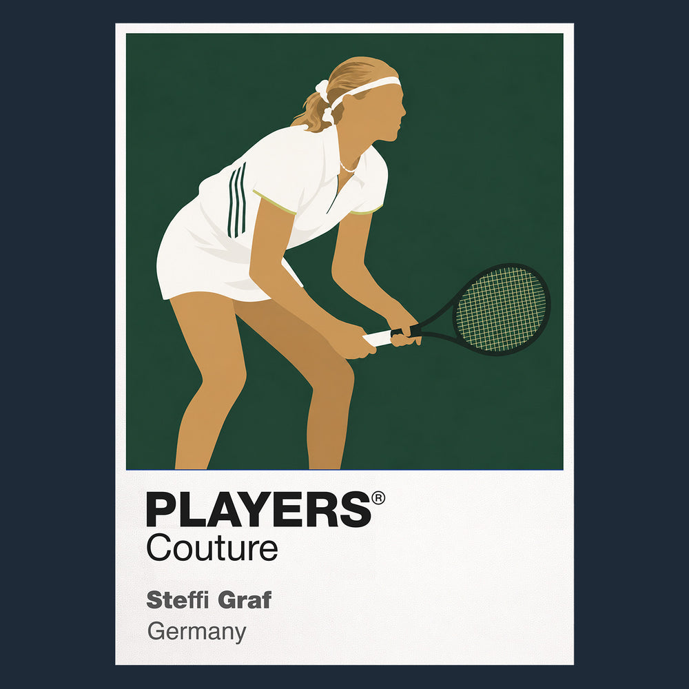 Steffi Graf Tennis Icon Frame Men's Hoodie
