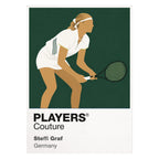 Steffi Graf Tennis Icon Frame Men's T-Shirt