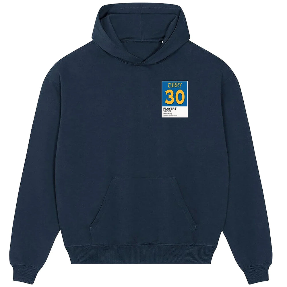 Steph Curry 30 hoodie – navy men's hoodie featuring the Steph Curry 30 Players Couture logo