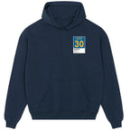 Steph Curry 30 hoodie – navy men's hoodie featuring the Steph Curry 30 Players Couture logo