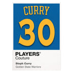 Steph Curry 30 Jersey Frame Men's T-Shirt – white close-up detail shot of the Steph Curry Players Couture logo design