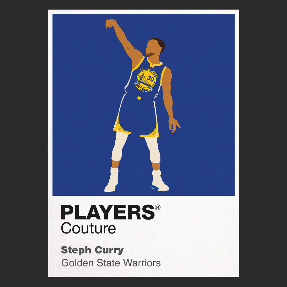 Steph Curry Warriors Basketball Icon Frame Men's Hoodie