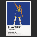 Steph Curry Warriors Basketball Icon Frame Men's Hoodie