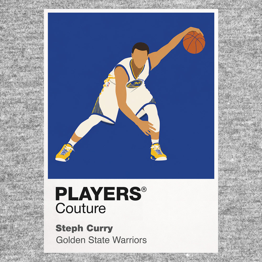 Steph Curry Warriors 2 Basketball Icon Frame Men's Hoodie