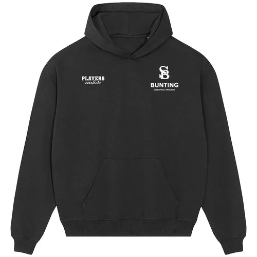 Stephen Bunting hoodie – black men's hoodie featuring the Stephen Bunting Players Couture logo