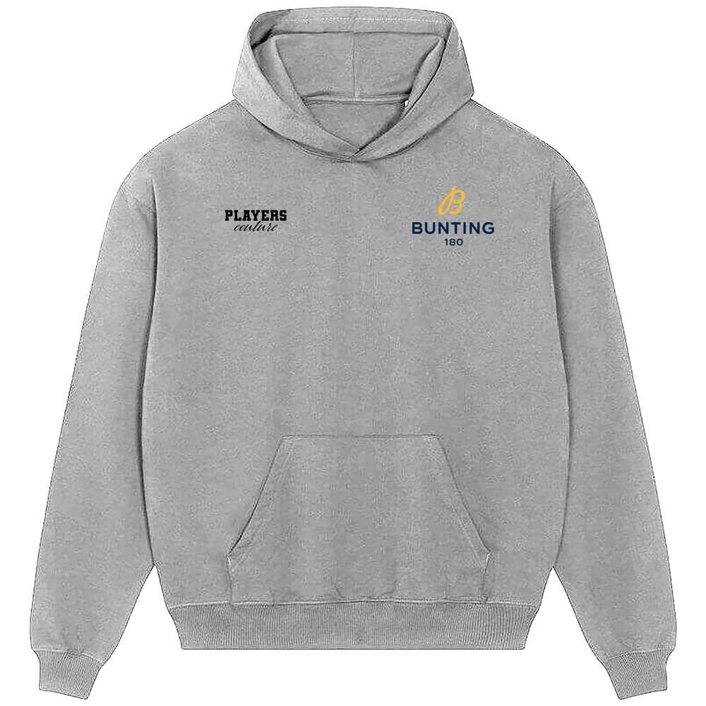 Stephen Bunting Logo 2 Players Couture Men's Casual Hoodie Gray