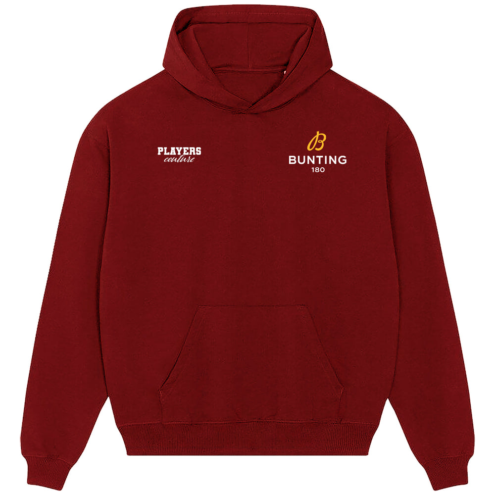 Stephen Bunting Logo 2 Players Couture Men's Casual Hoodie Red