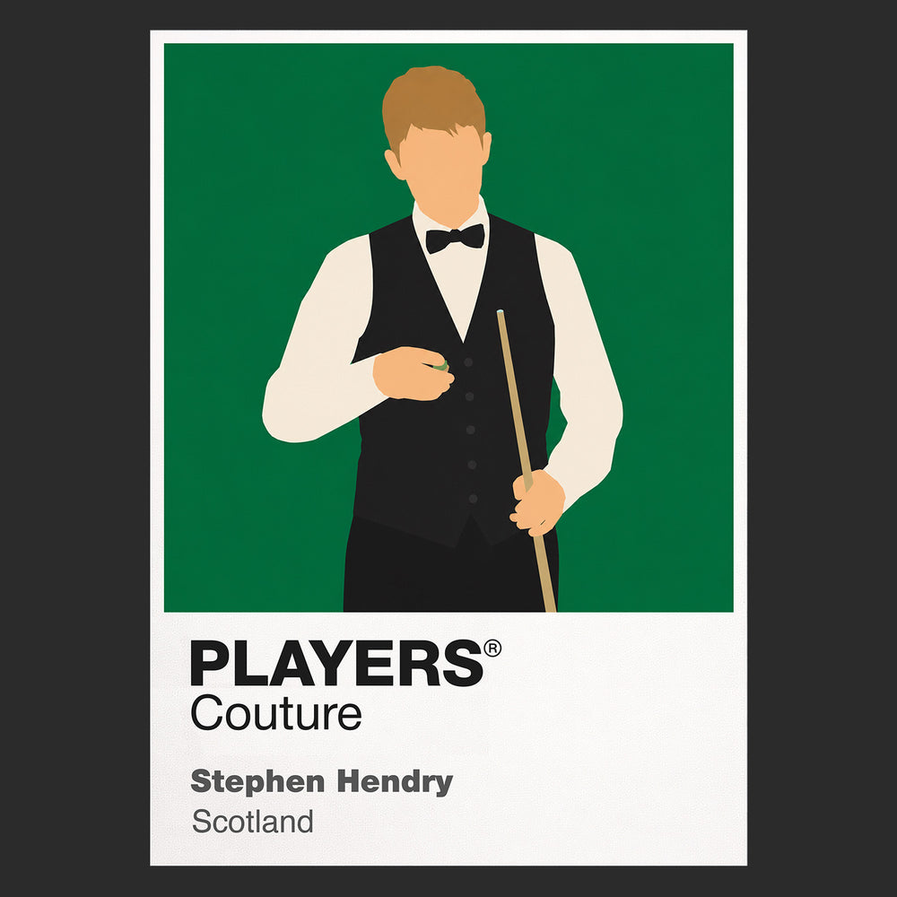 Stephen Hendry Snooker Icon Frame Men's Hoodie