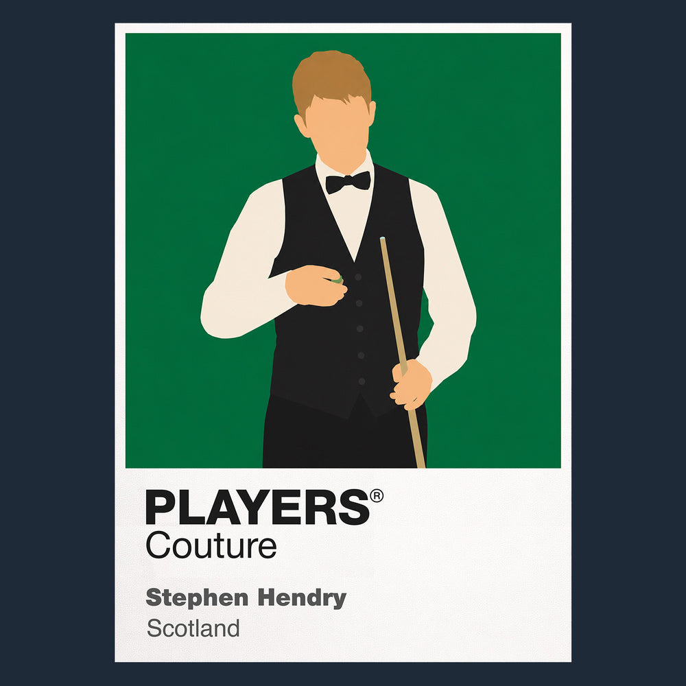 Stephen Hendry Snooker Icon Frame Men's Hoodie