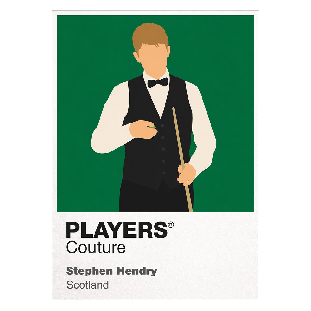 Stephen Hendry Snooker Icon Frame Men's Hoodie