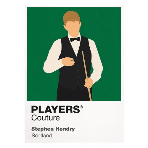 Stephen Hendry Snooker Icon Frame - Icon Design