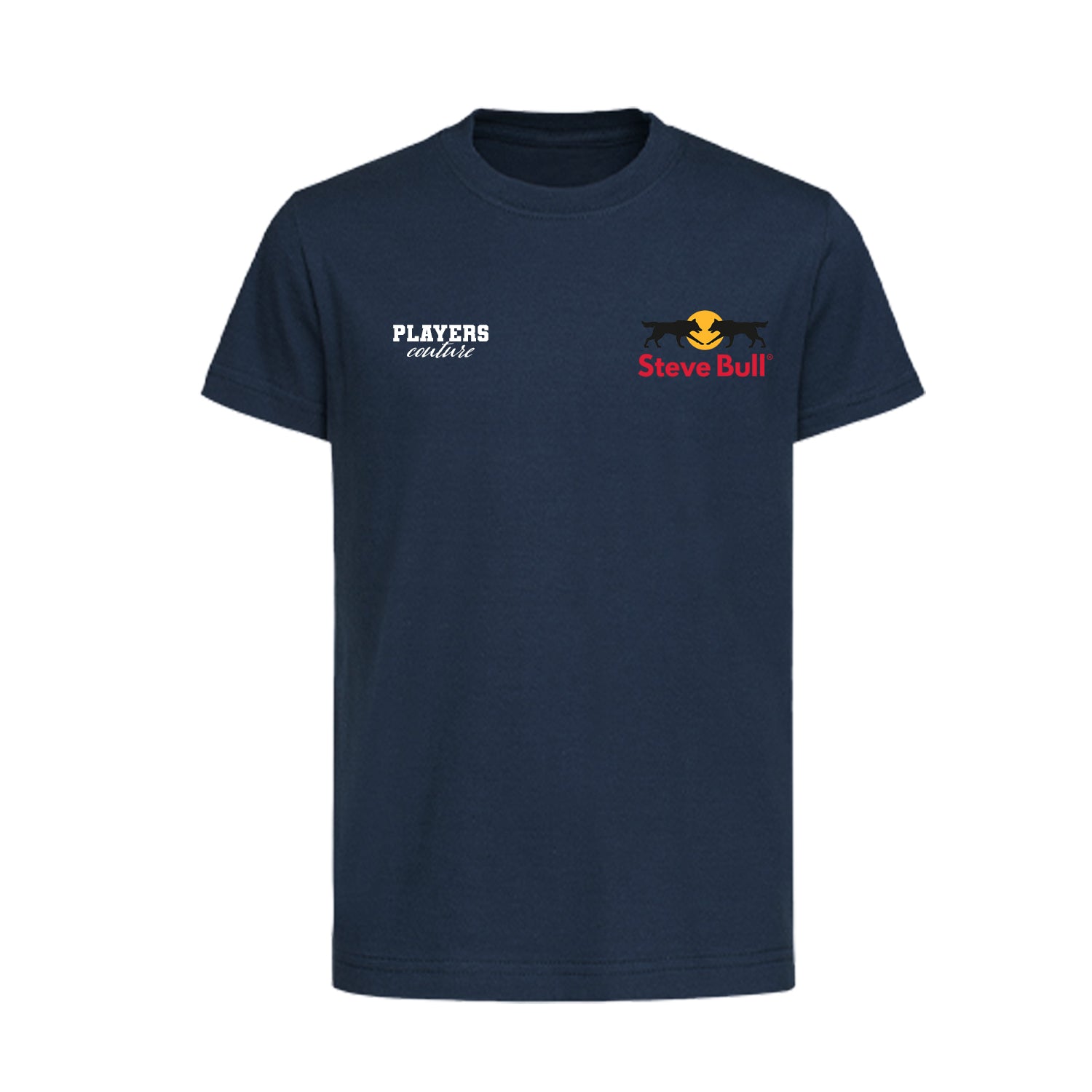 Steve Bull Logo Players Couture Kids T-Shirt Navy