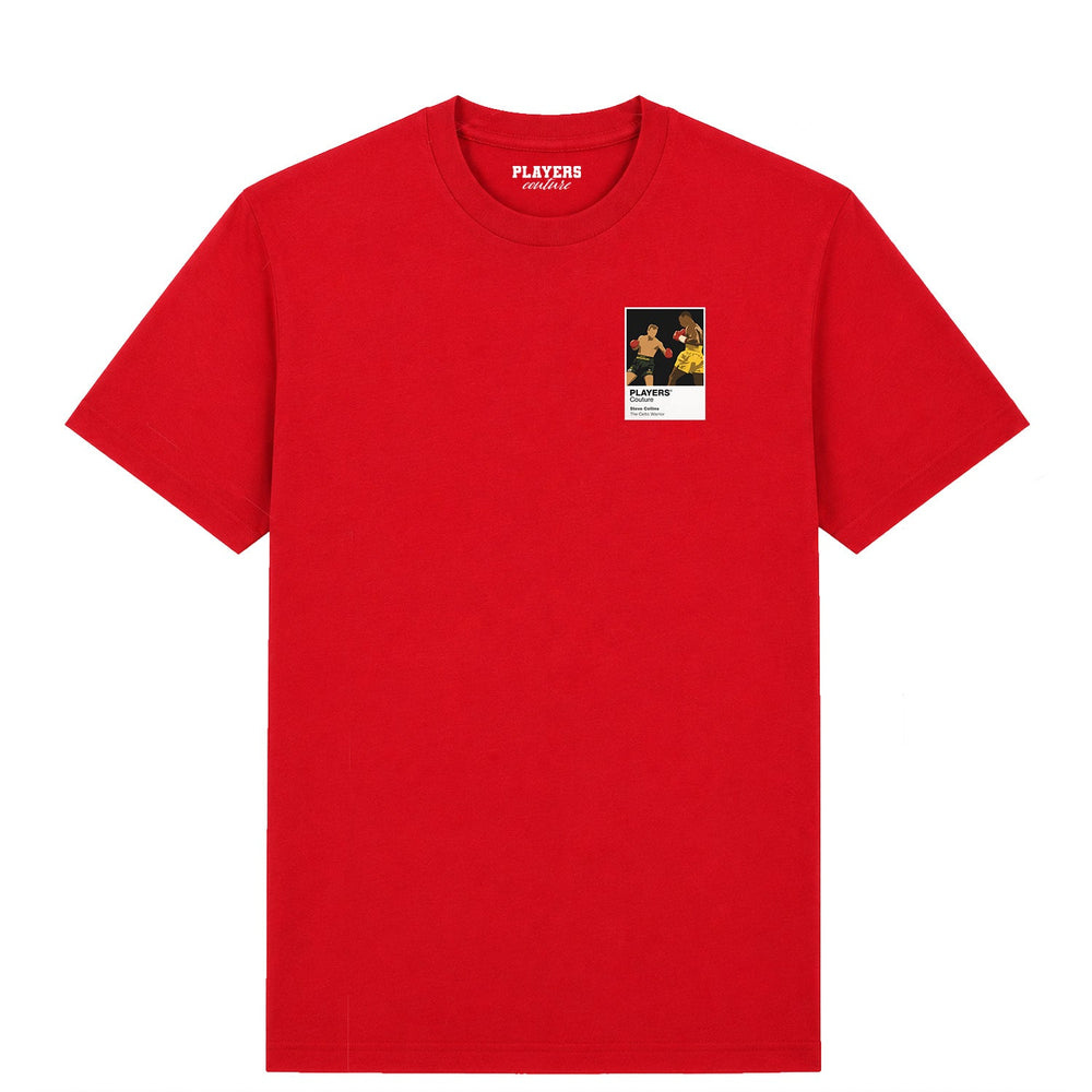 Steve Collins Boxing Icon Frame Men's T-Shirt - Red