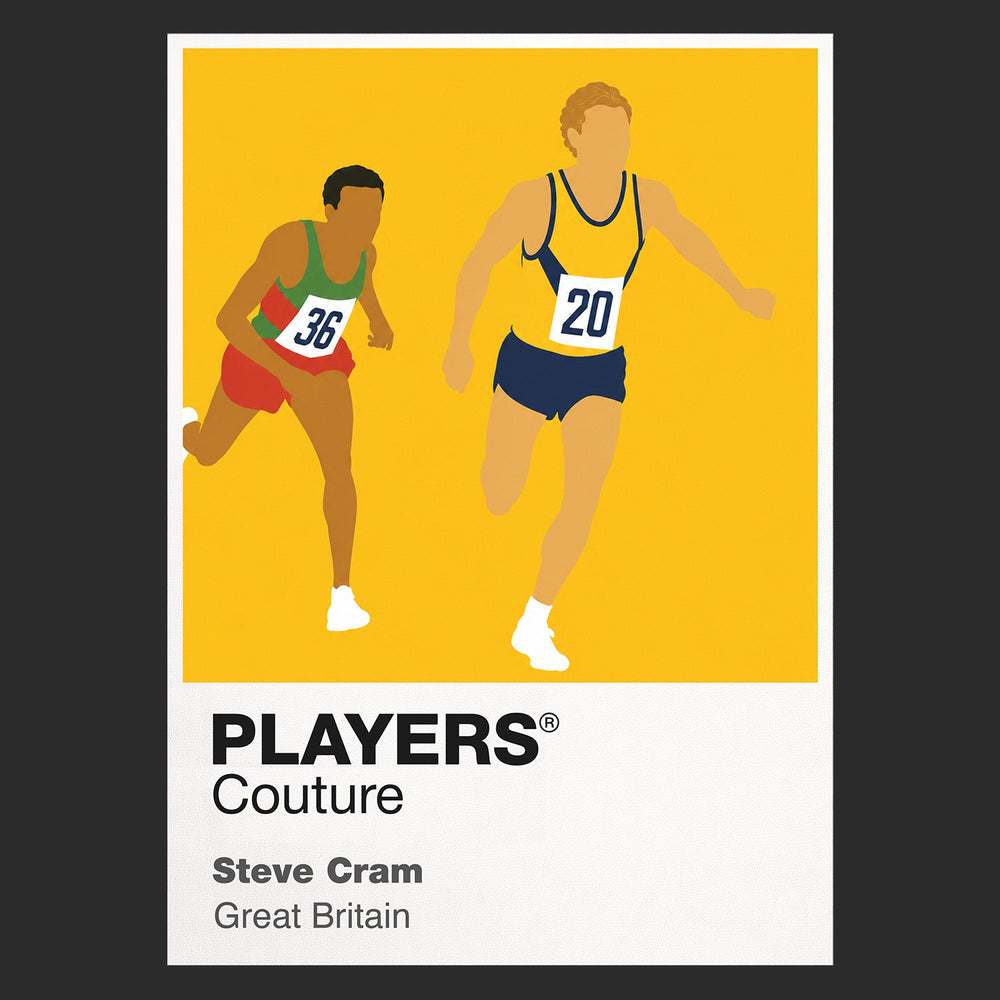 Steve Cram Olympics Icon Frame Men's Hoodie