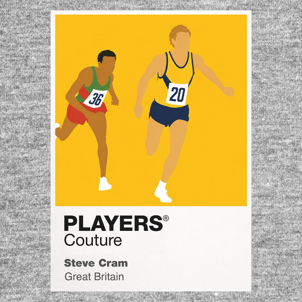 Steve Cram Olympics Icon Frame Men's T-Shirt