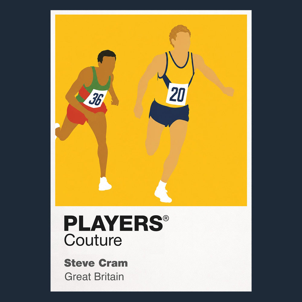 Steve Cram Olympics Icon Frame Men's Hoodie