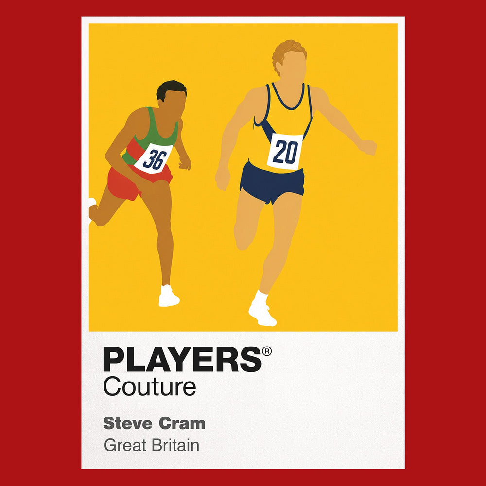 Steve Cram Olympics Icon Frame Men's Hoodie