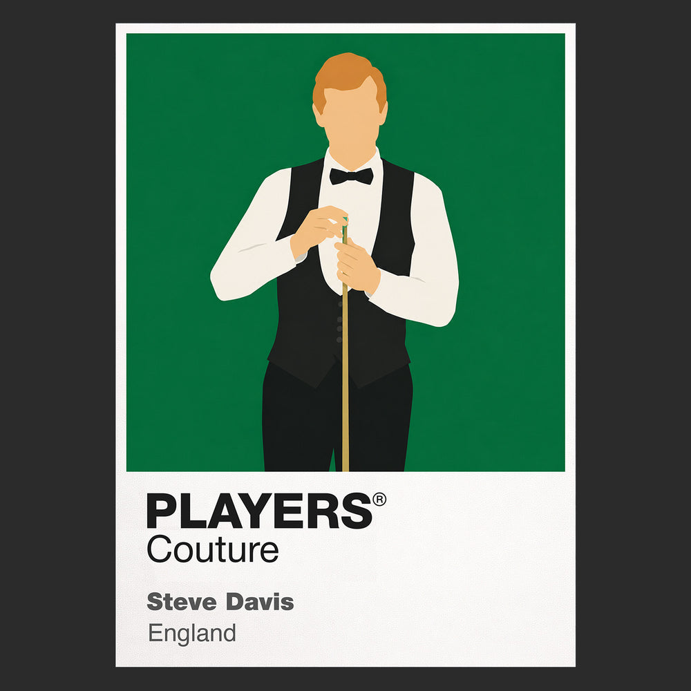 Steve Davis Snooker Icon Frame Men's Hoodie