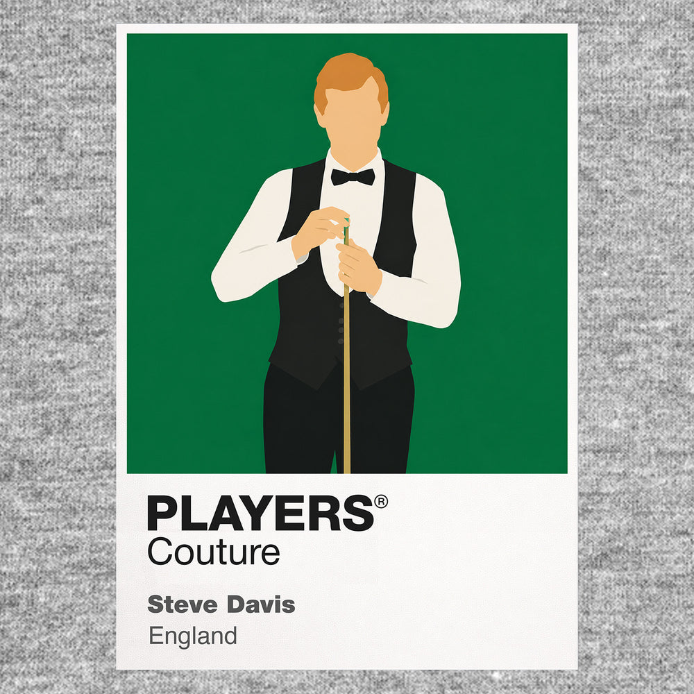 Steve Davis Snooker Icon Frame Men's Hoodie