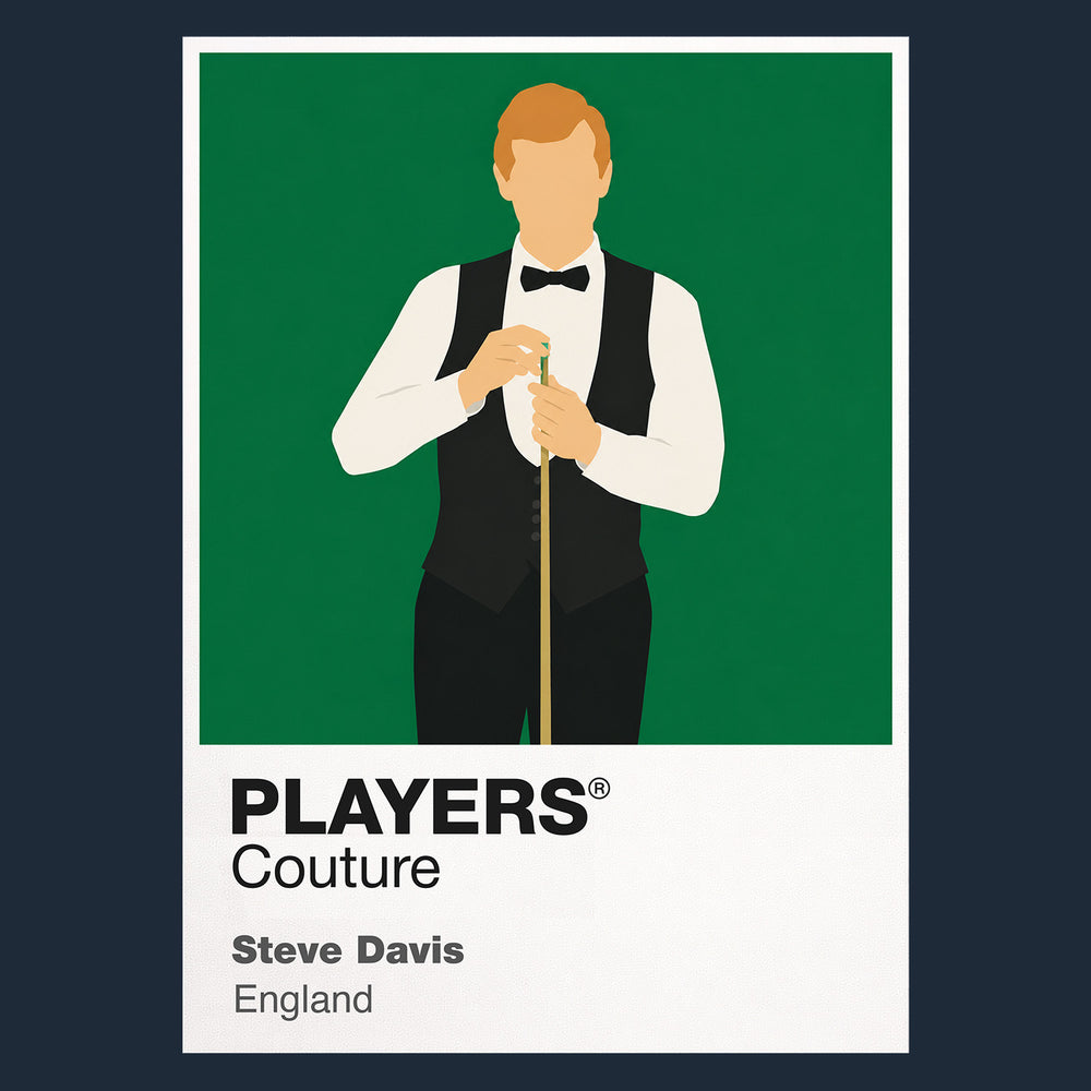 Steve Davis Snooker Icon Frame Men's Hoodie