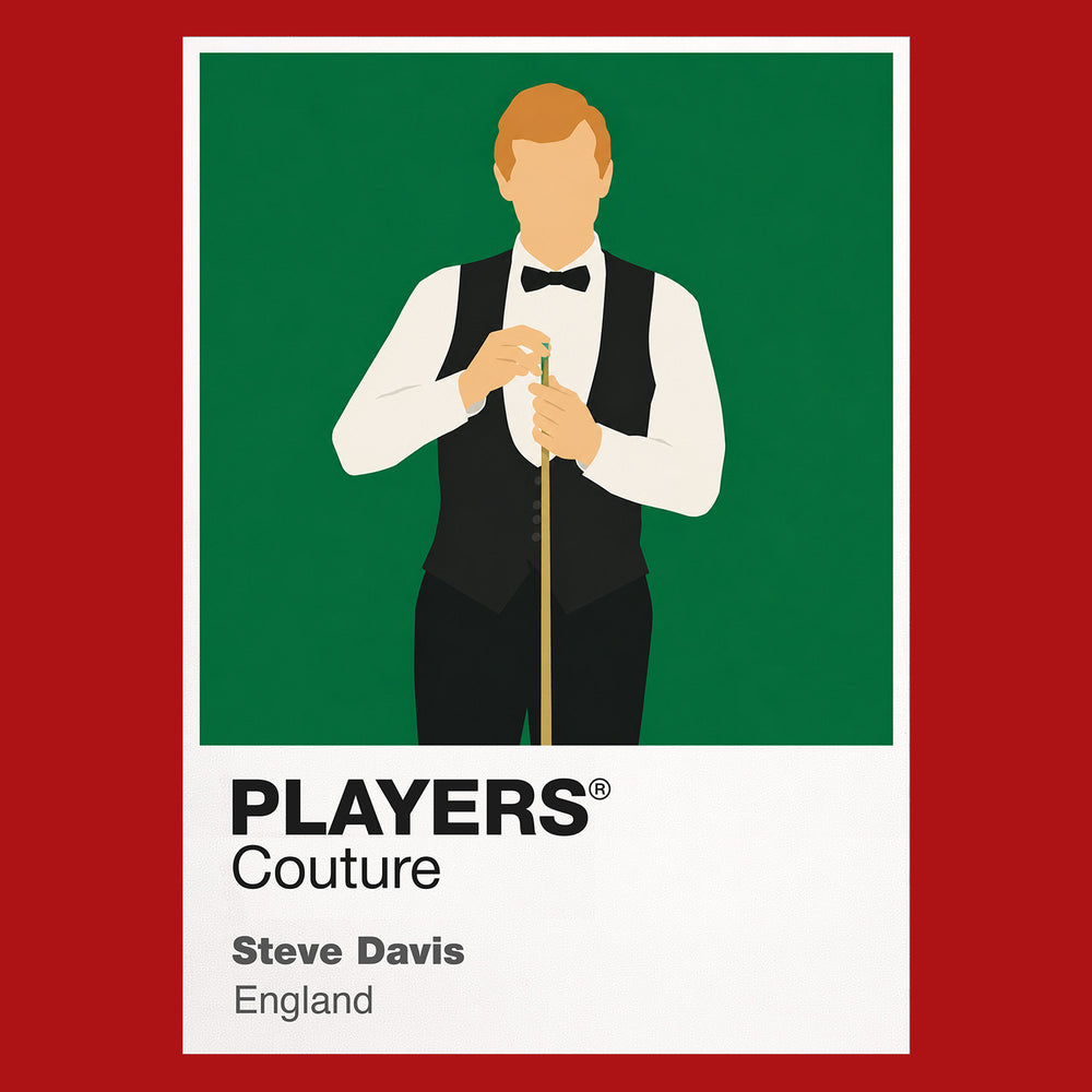 Steve Davis Snooker Icon Frame Men's Hoodie