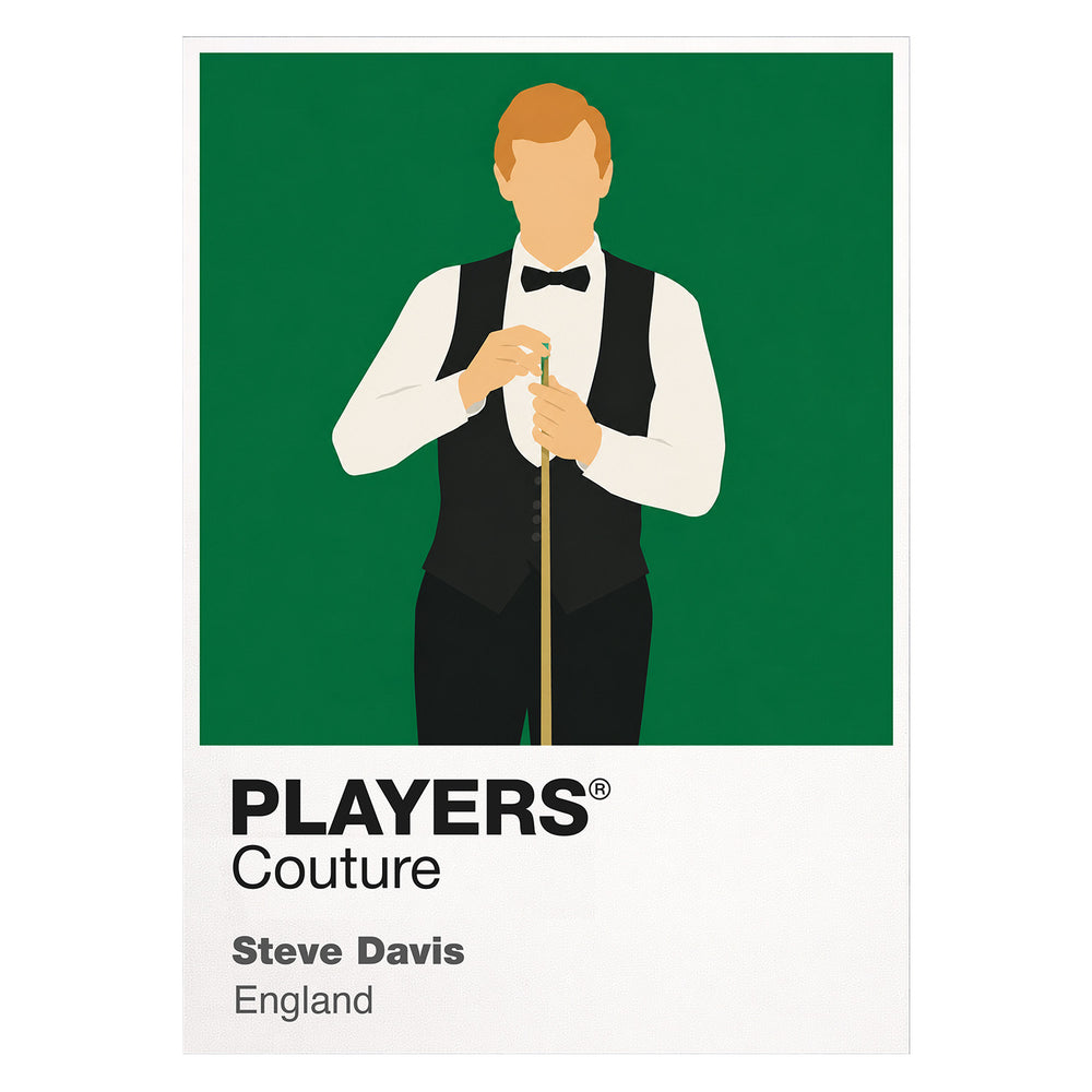 Steve Davis Snooker Icon Frame Men's Hoodie