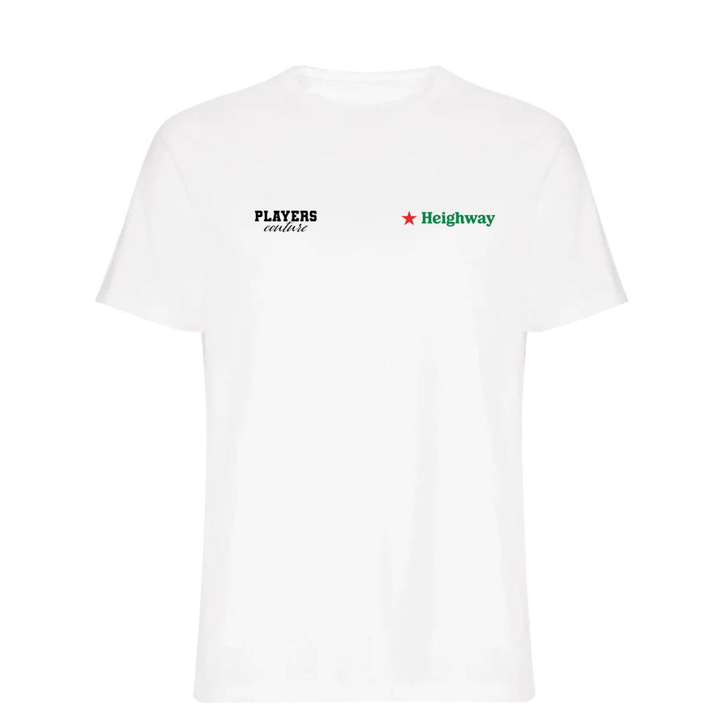 Steve Heighway Logo Players Couture Men's T-Shirt White