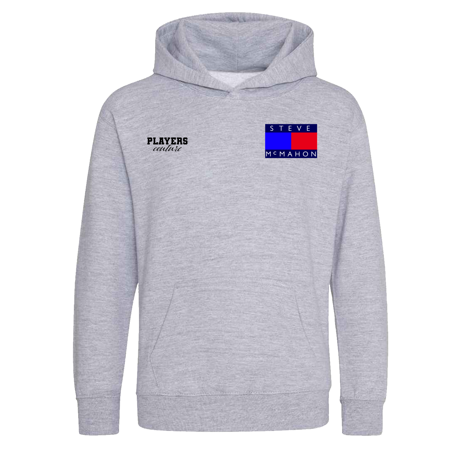 Steve McMahon Logo Players Couture Kids Hoodie Gray