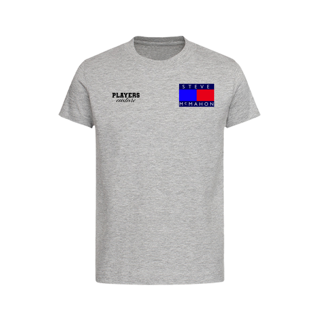 Steve McMahon Logo Players Couture Kids T-Shirt Gray