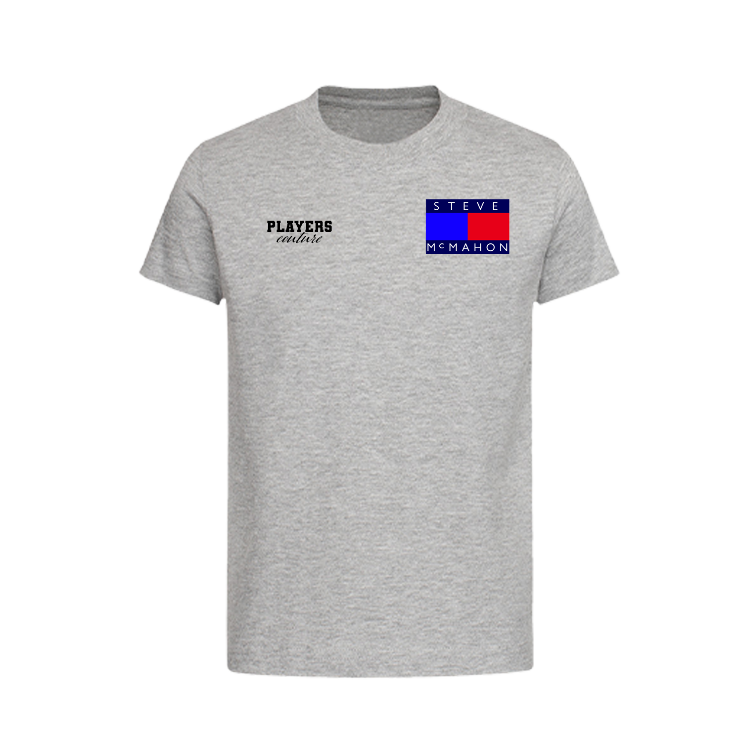 Steve McMahon Logo Players Couture Kids T-Shirt Gray