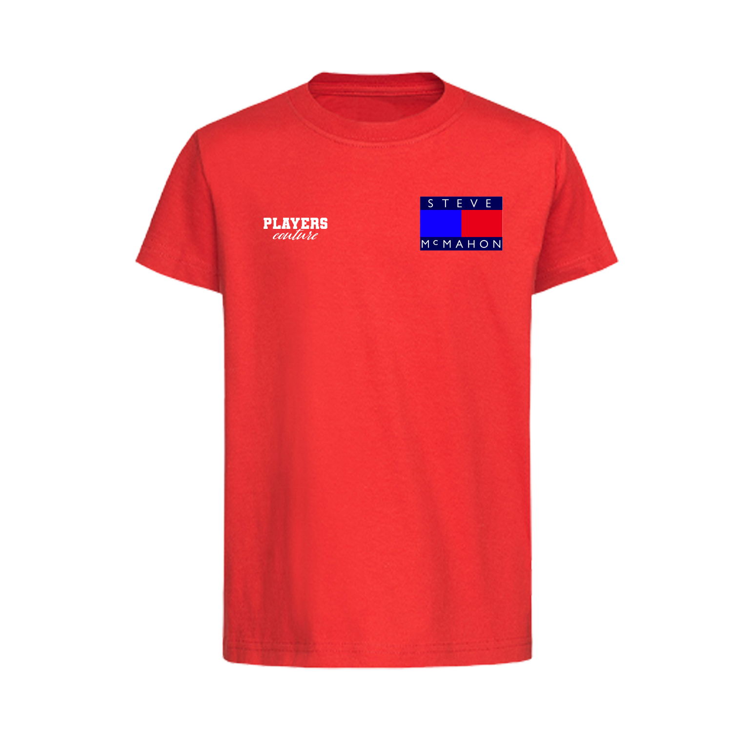 Steve McMahon Logo Players Couture Kids T-Shirt Red