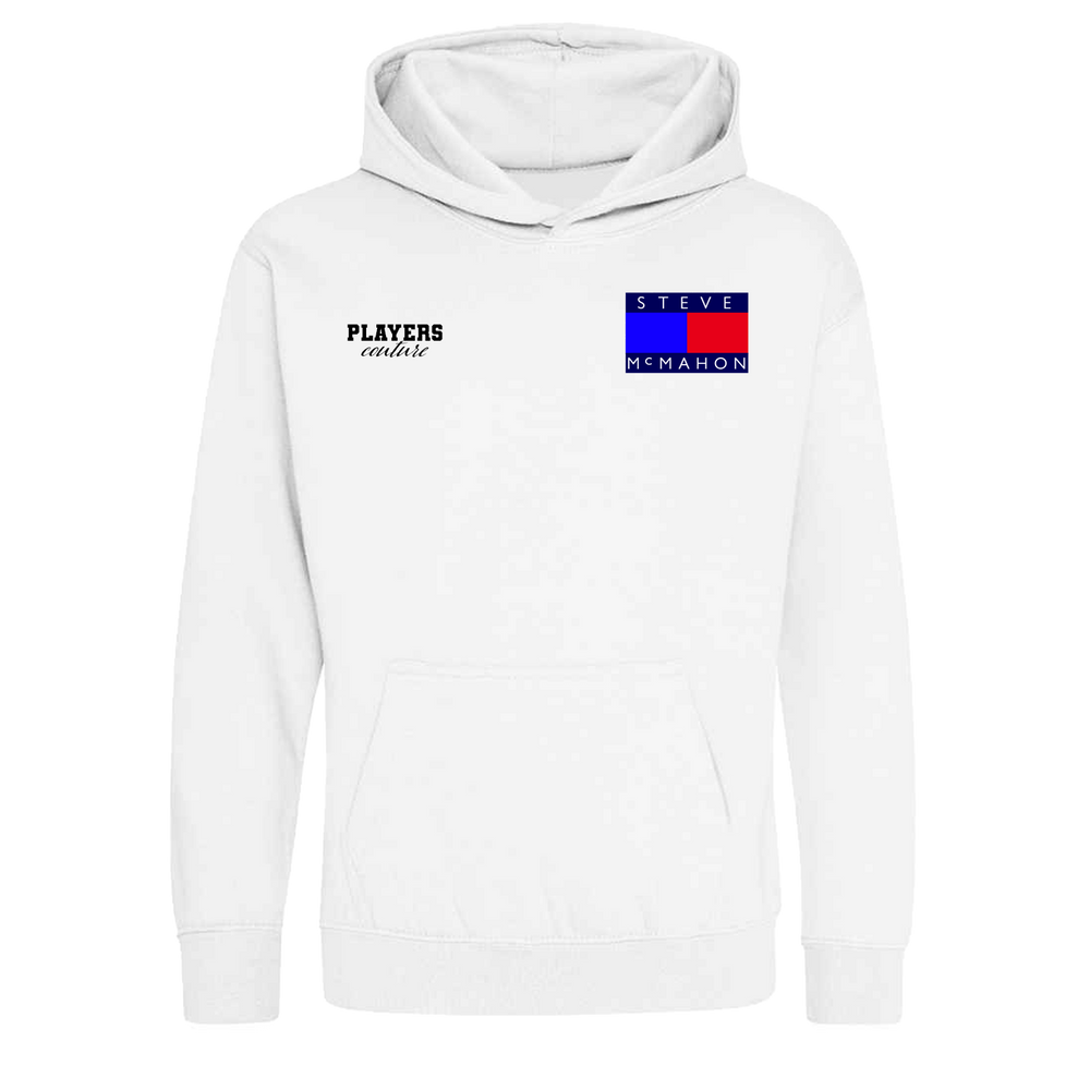 Steve McMahon Logo Players Couture Kids Hoodie White