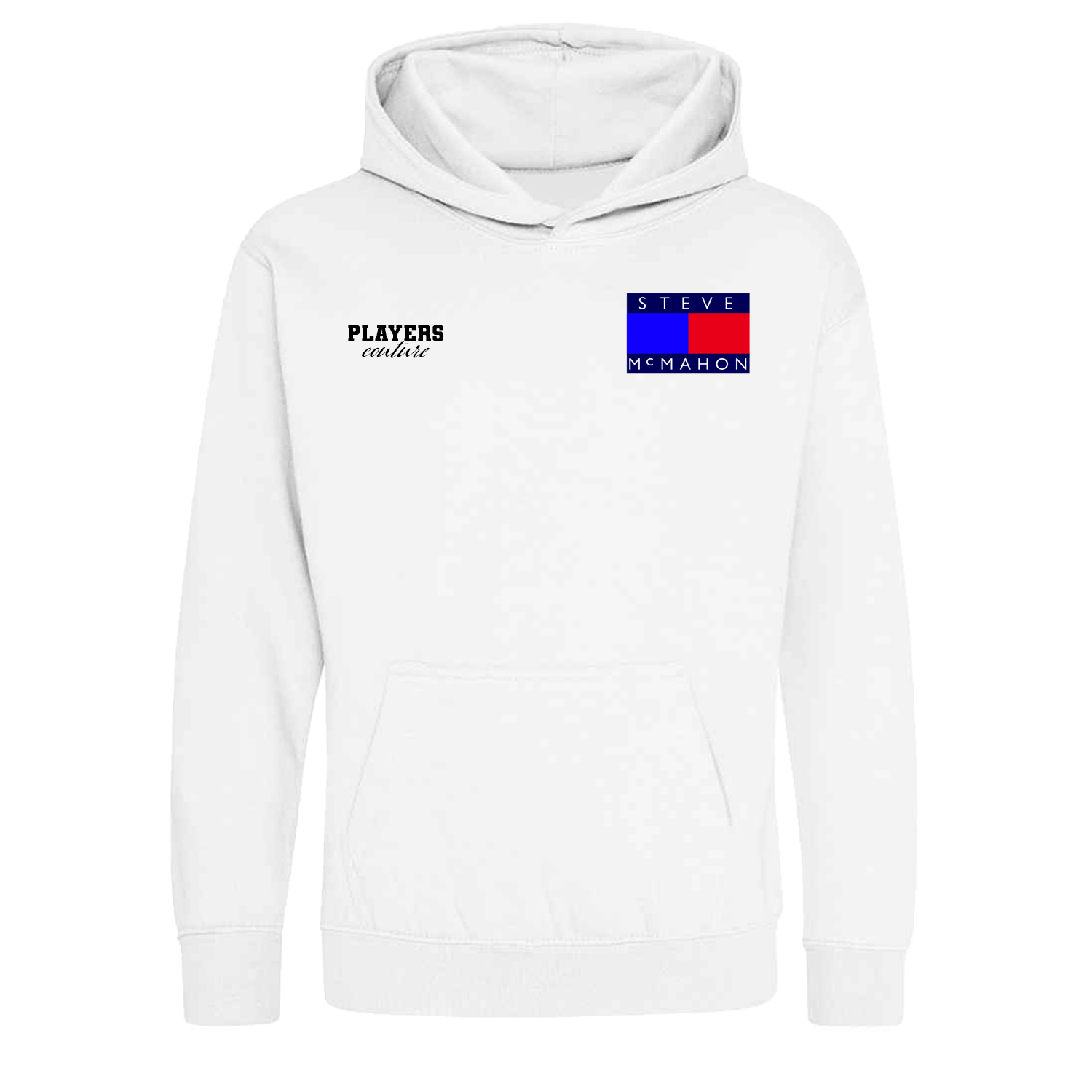 Steve McMahon Logo Players Couture Kids Hoodie White