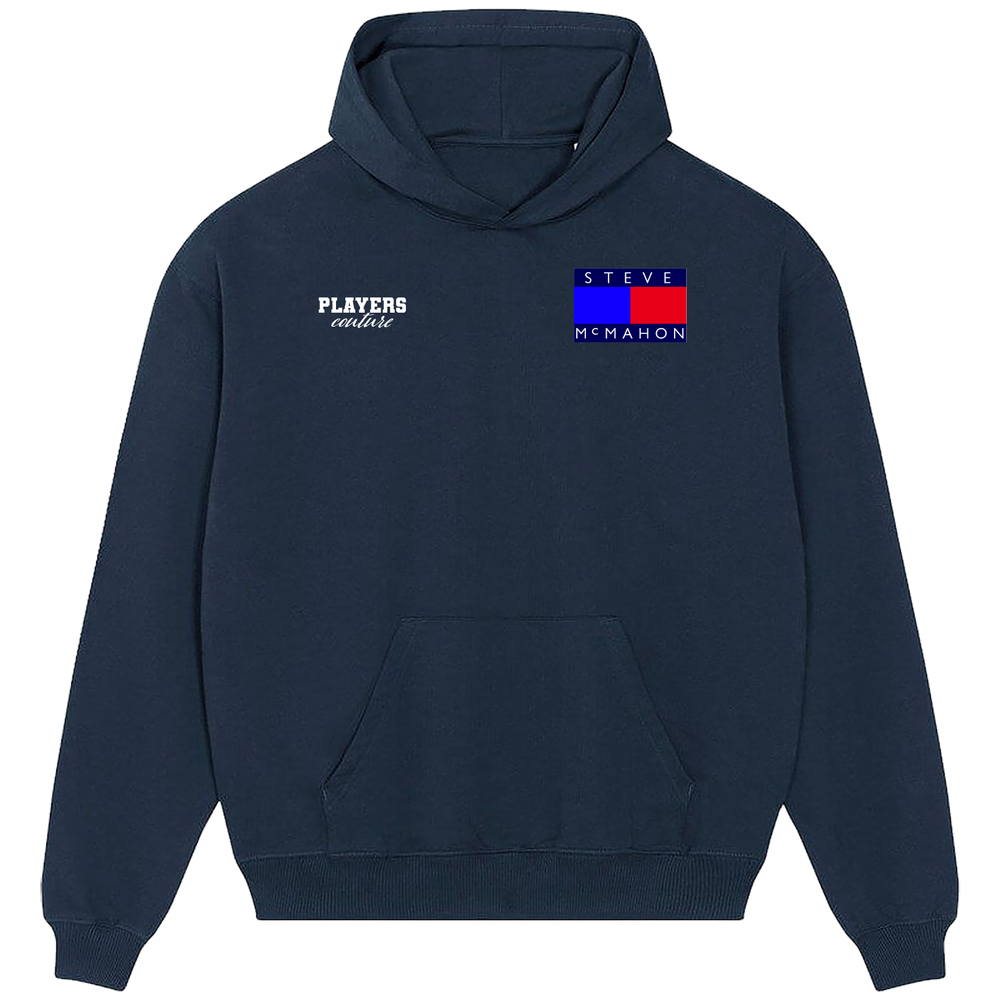 Steve McMahon Logo Players Couture Men's Casual Hoodie Navy