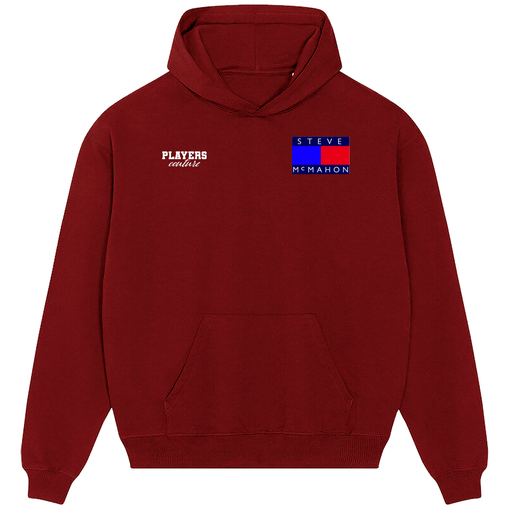 Steve McMahon Logo Players Couture Men's Casual Hoodie Red