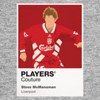 Steve McManaman Liverpool grey Icon Frame artwork detail